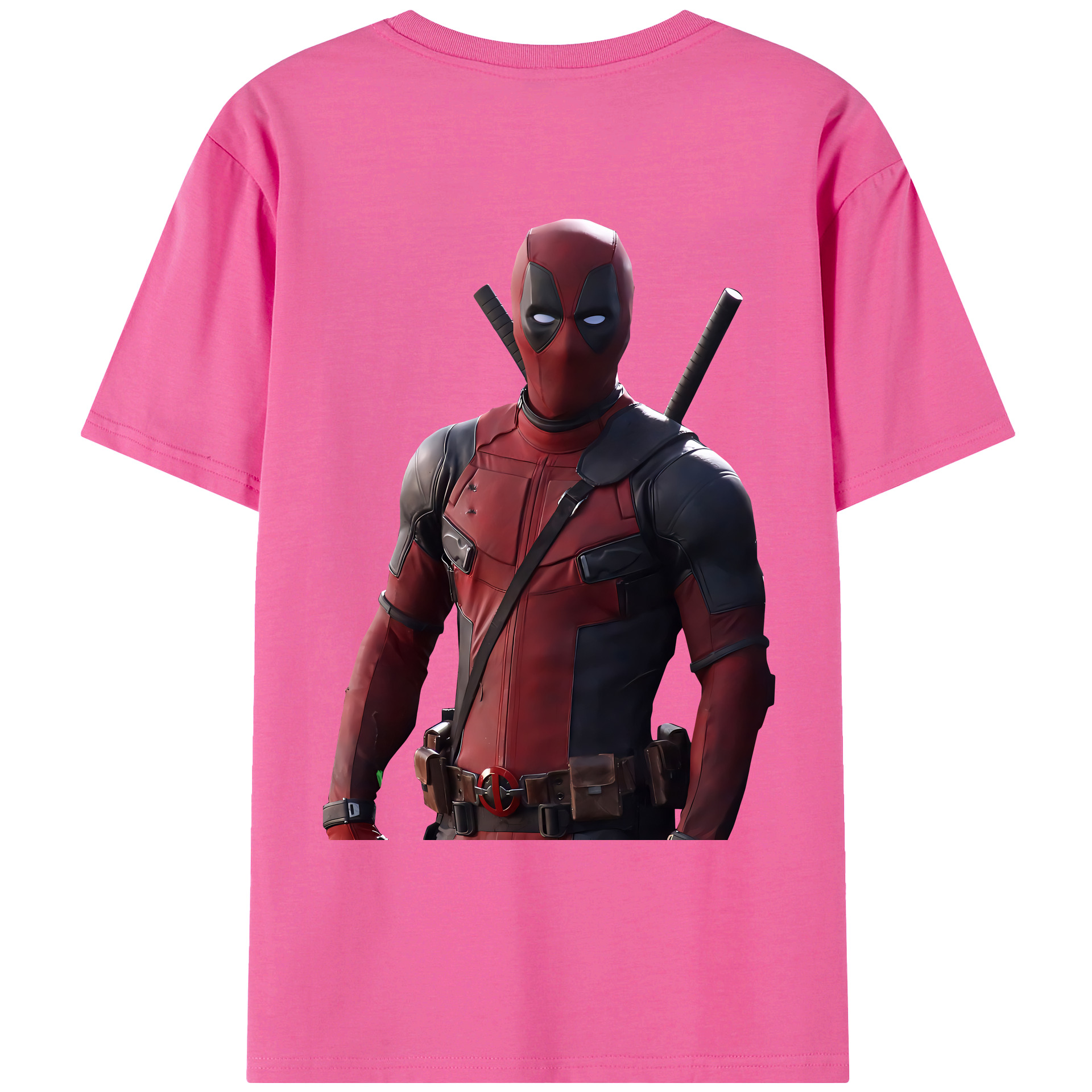 （画像用） Deadpool デッドプール レディース半袖Tシャツ(バックプリント)